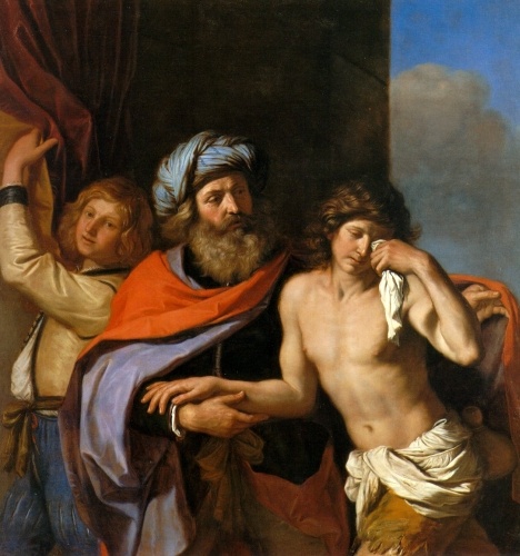 Guercino (Giovanni Francesco Barbieri. 1591–1666), Powrót syna marnotrawnego. 1654-55 Guercino (Giovanni Francesco Barbieri. 1591–1666), Powrót syna marnotrawnego. 1654-55