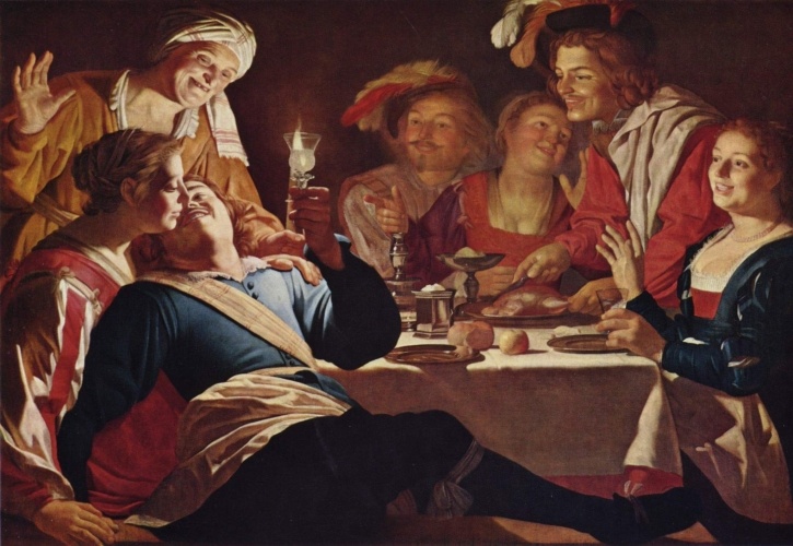 Gerard van Honthorst (1590–1656), Syn marnotrawny. 1623 Gerard van Honthorst (1590–1656), Syn marnotrawny. 1623