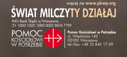 Świat milczy - Ty działaj